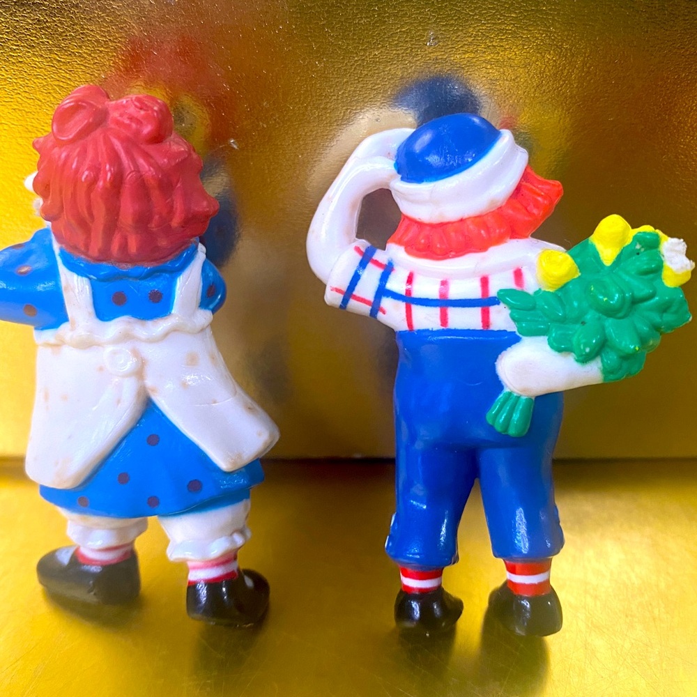 RAGGEDY ANN & RAGGEDY ANDY VINTAGE 1988 TARA TOYS COLLECTIBLE FIGURES - Picture 5 of 12